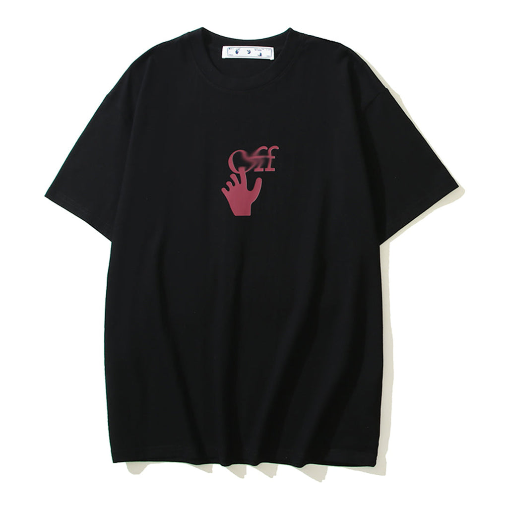 OFF Skeleton Print T-shirt