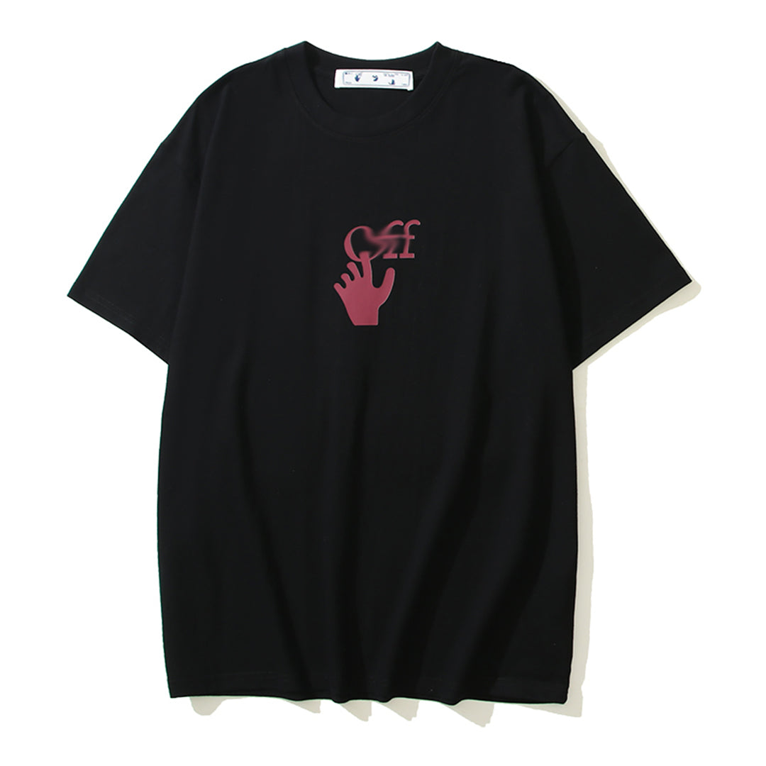 OFF Skeleton Print T-shirt