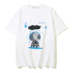 OFF Robot Print T-shirt