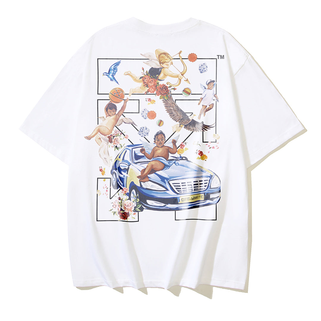 OFF Angel Print T-shirt