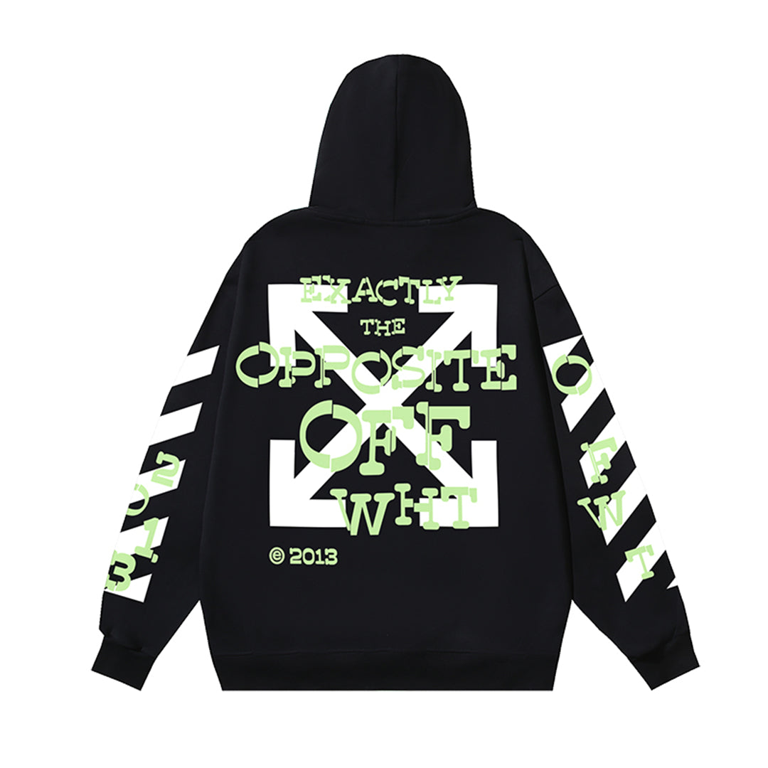 OFF Logo Print Hoodie